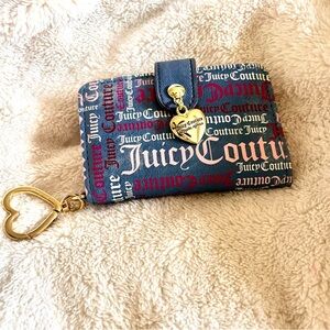 JUICY COUTURE Logo Denim Color Wallet✨